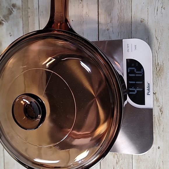 PYREX Corning Vision Amber Large 2.5L 2.6Q Covered Sauce Pan with Lid - Picture 10 of 10